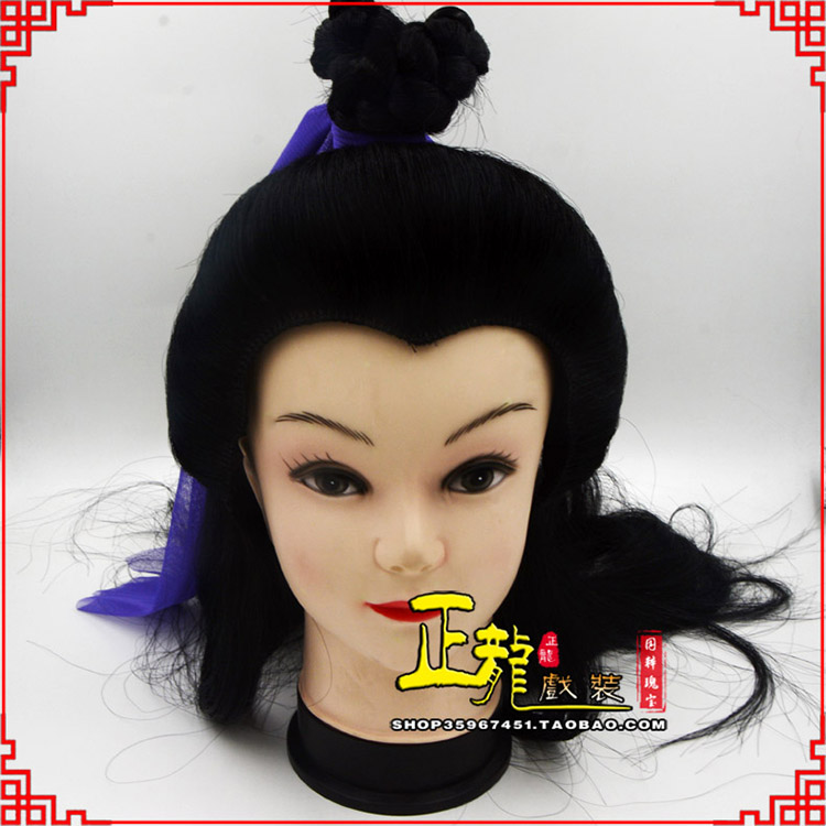 宣武小生头套董永头套古装假发青年头套