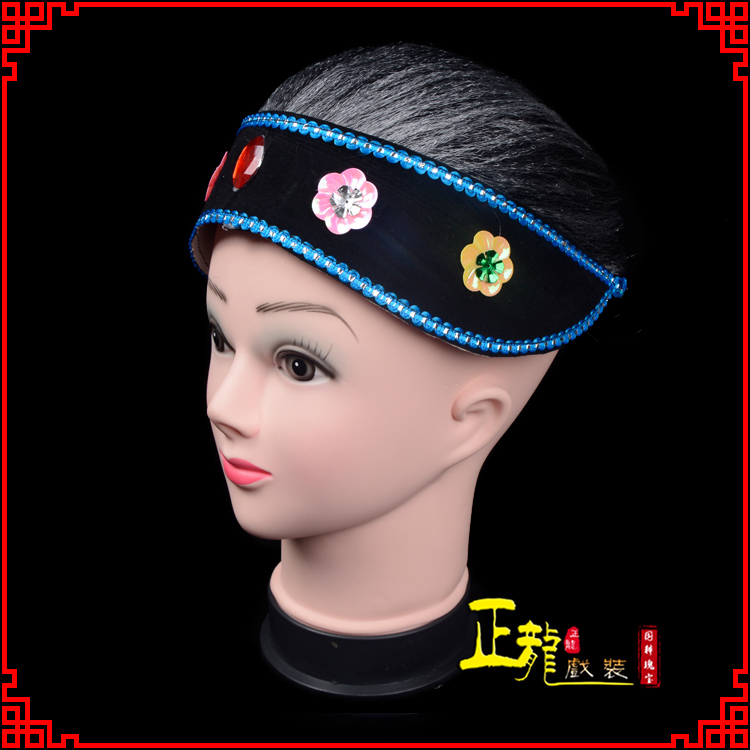 宣武老旦媒婆穷老太婆假发套 老旦头套