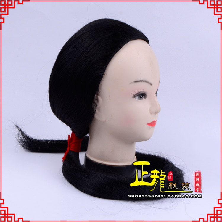 宣武古装影视演出头套花旦假发 真发古装发